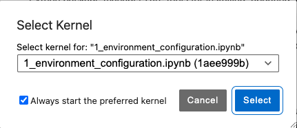 Kernel menu showing the Change Kernel option